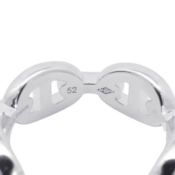 HERMES Chaine d'Ancre Anchene Ring Size PM - Picture 5 of 9